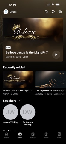 Grace Southern Baptist Church iPhone screenshot