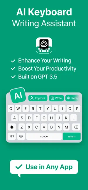 Writely - AI Keyboard & Writer screenshot 1