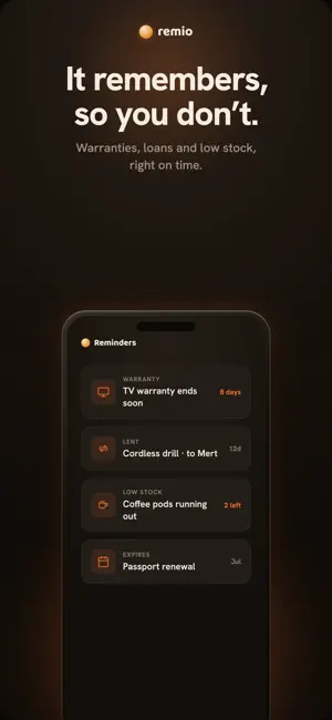 Remio: Home Inventory screenshot 4