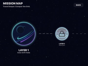 Neon Drift: Space Odyssey iPad screenshot
