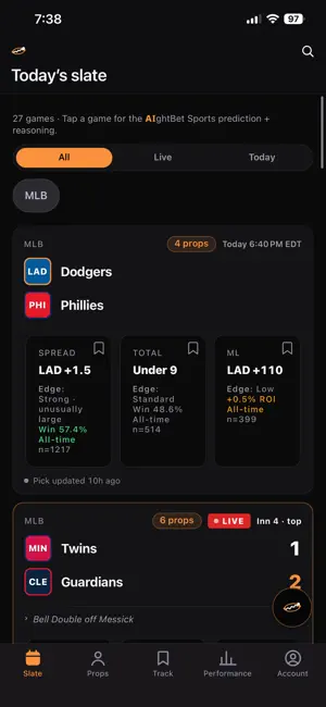 AIghtBet Sports screenshot 1