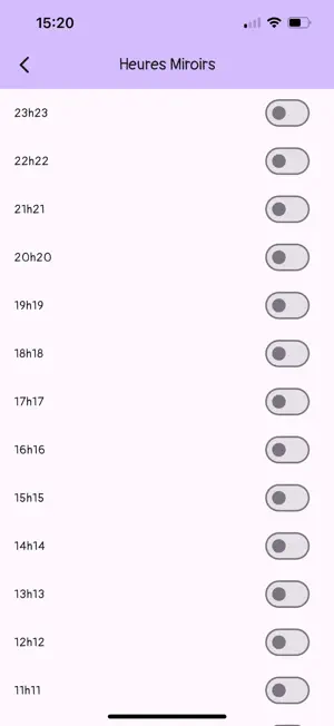 Houruoh - Heures Miroir screenshot 2