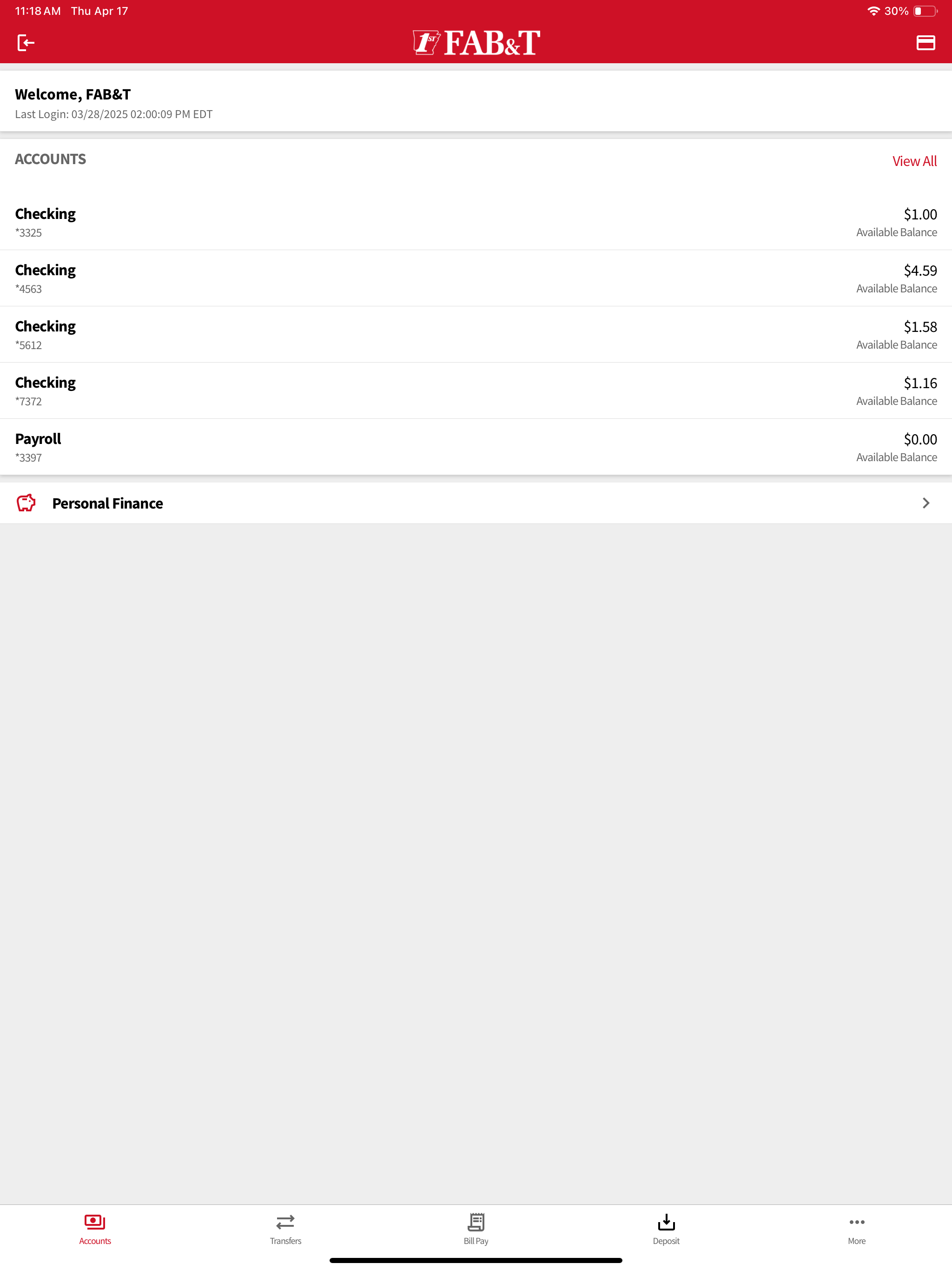 FAB&T Mobile for iPhone screenshot 10