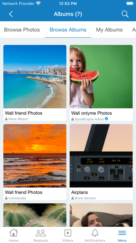 #5. SocialEngine Mobile App by SNS (iOS) 게시자: AHEAD WEBSOFT TECHNOLOGIES PRIVATE LIMITED