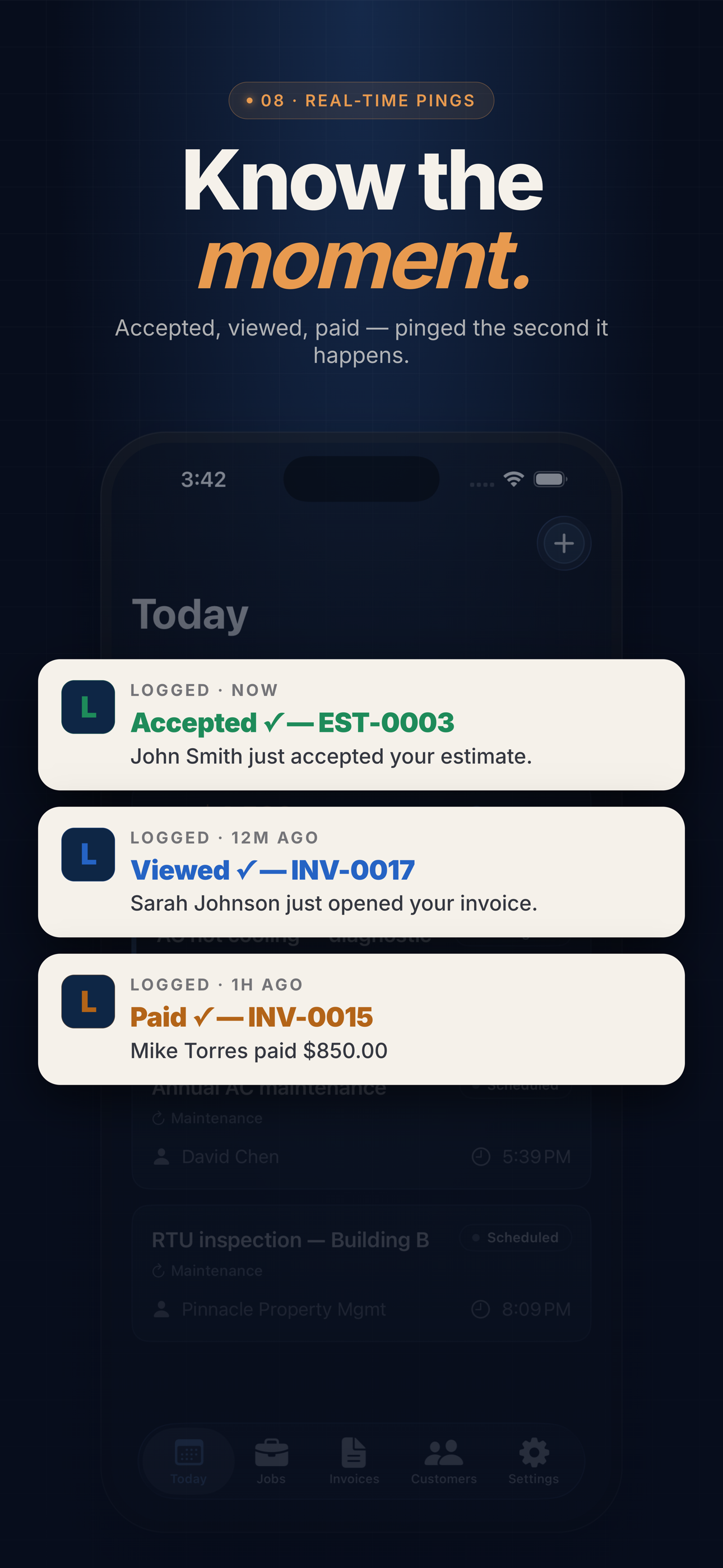 Logged: Job & Invoice Tracker