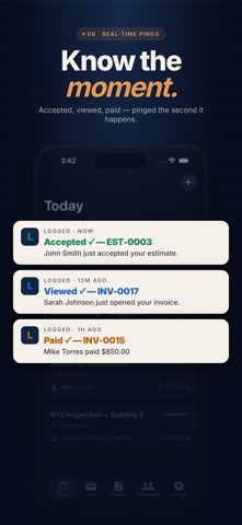 Logged: Job & Invoice Tracker Screenshot 8 of 8