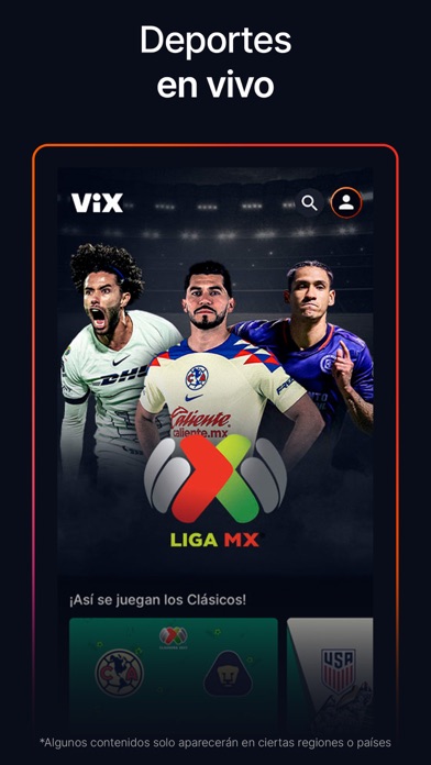 ViX: TV, Fútbol y Noticias Screenshot