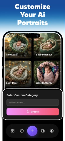 AI Baby & Kids Photos: Minipi iPhone screenshot