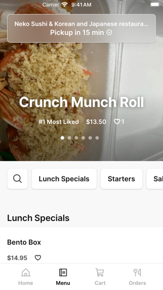 Neko Sushi To Go iPhone screenshot 2 - Food & Drink app