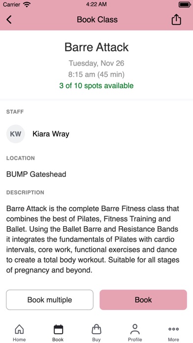 BUMP Wellness Screenshot