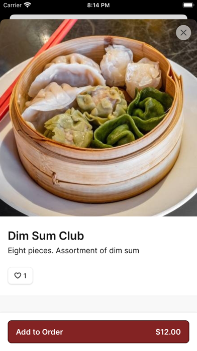 Asiana Cafe To Go iPhone screenshot 4 - Food & Drink app