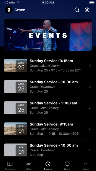Screenshot 2 of Grace Church Hickory App