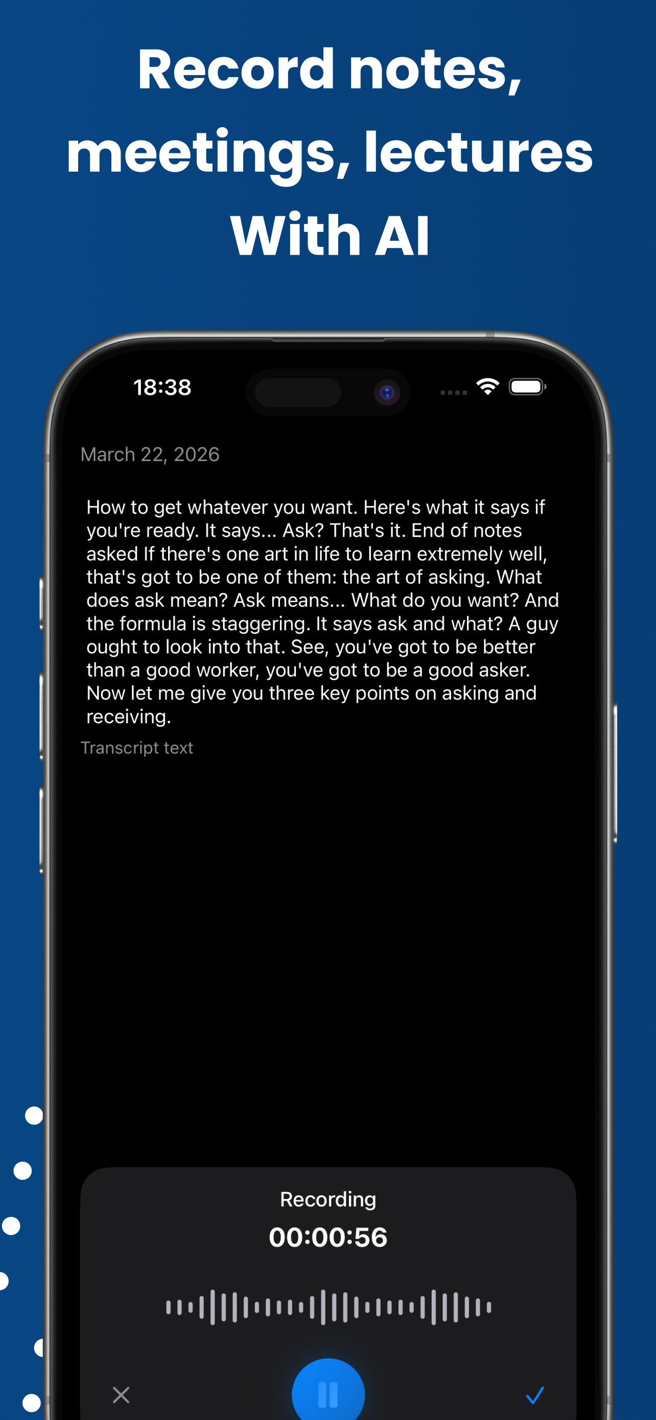 AI Voice Notes Summary SayDone screenshot 3