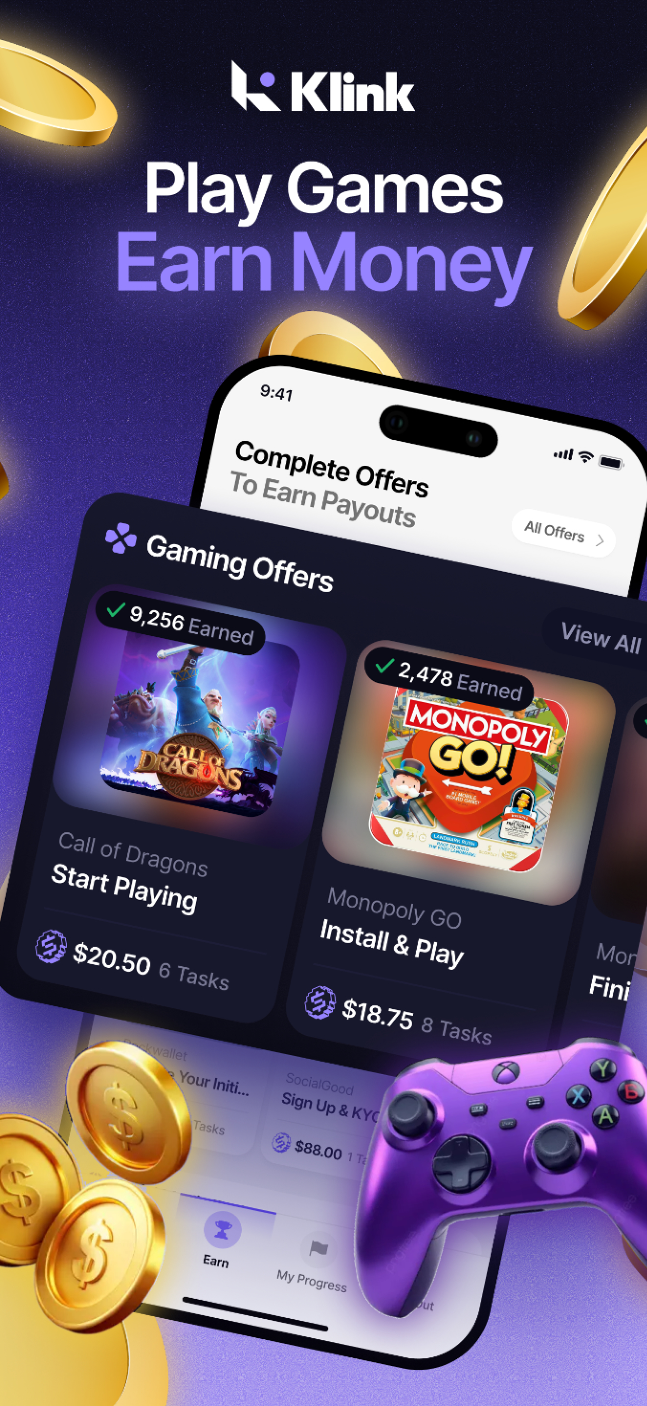 Klink: Earn Cash & Rewards