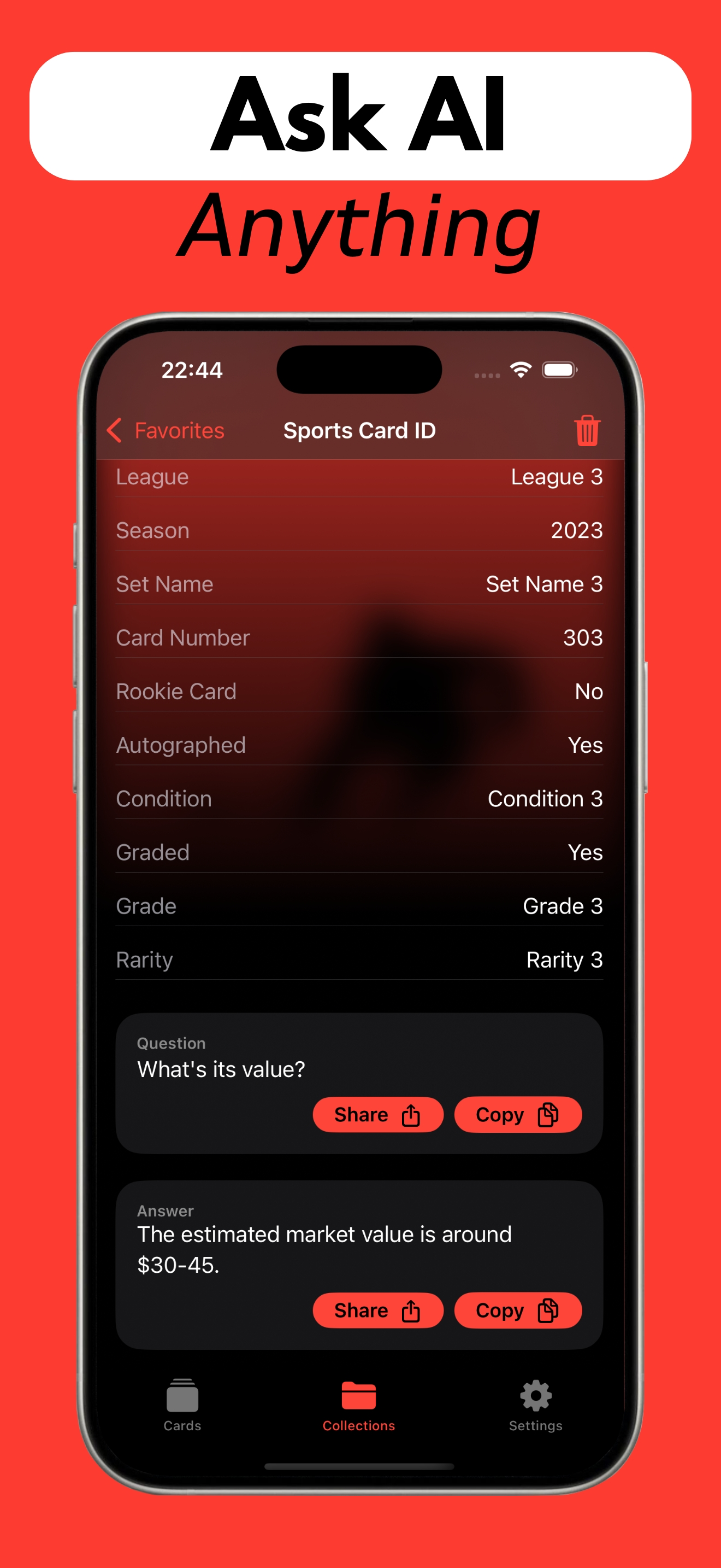 Sports Card Scanner: Spocard screenshot 5