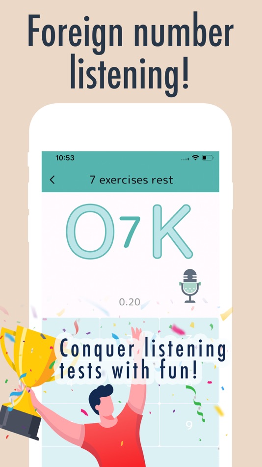 #1. Listening to numbers! Lisnum (iOS) 由: flickfrog
