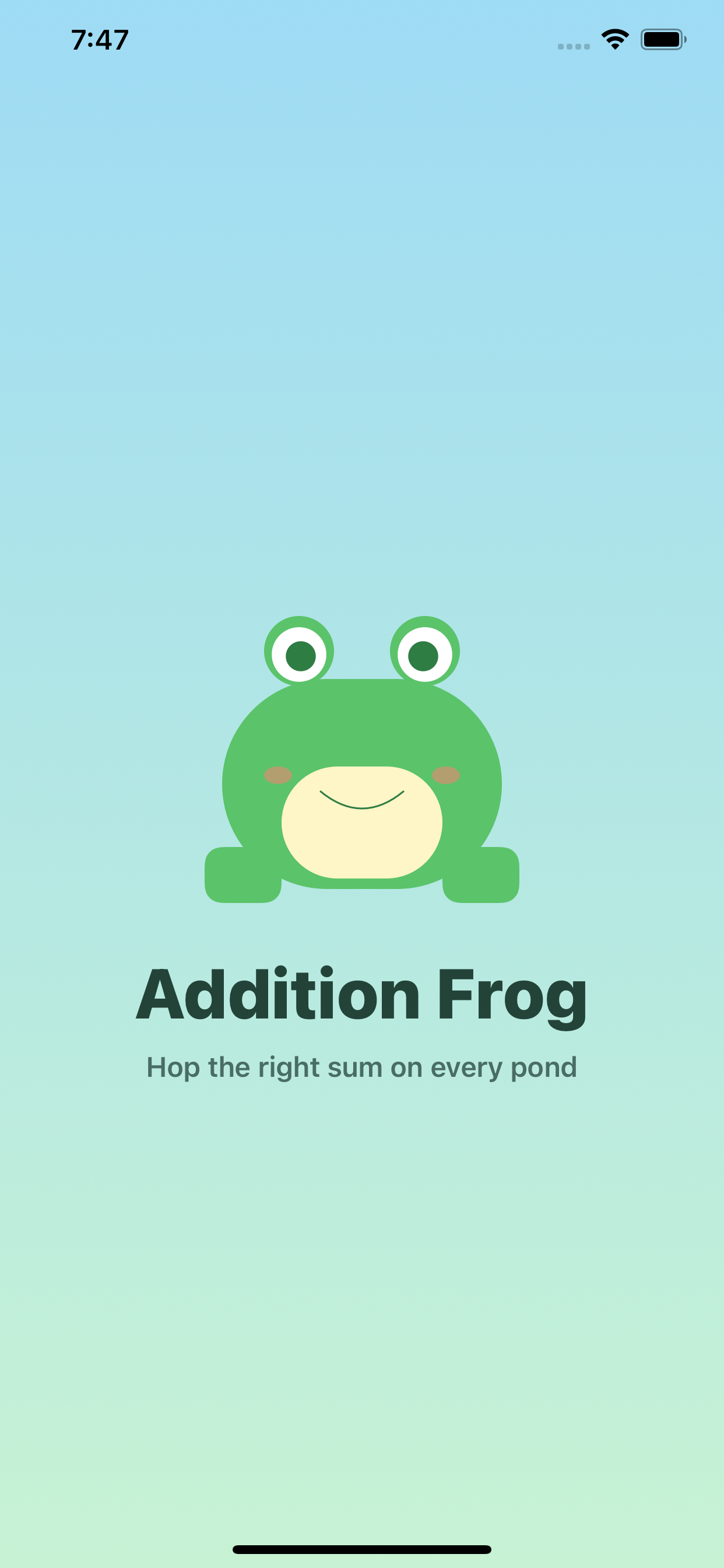 AdditionFrog