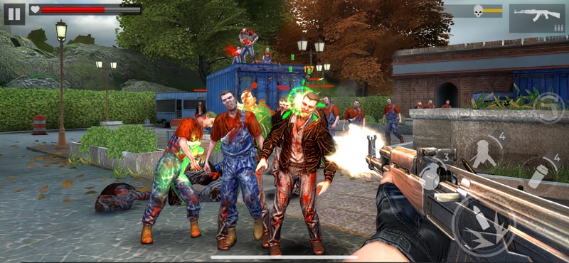 Fire Apocalypse: Zombie Games screenshot 2
