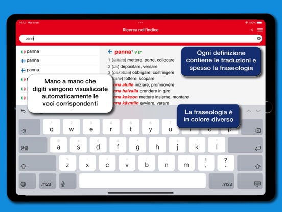 Screenshot #6 pour Dizionario Finlandese Hoepli