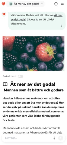 Livsstilsverktyget iPhone screenshot 2