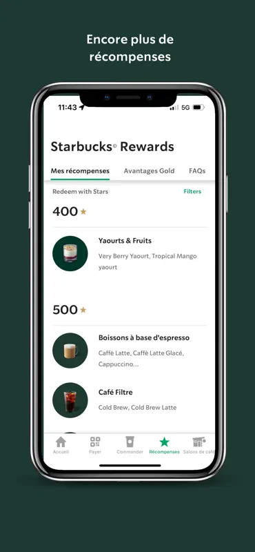 Starbucks France screenshot 2 of 3