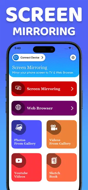Screen Mirroring: Cast SmartTV iPhone screenshot 1