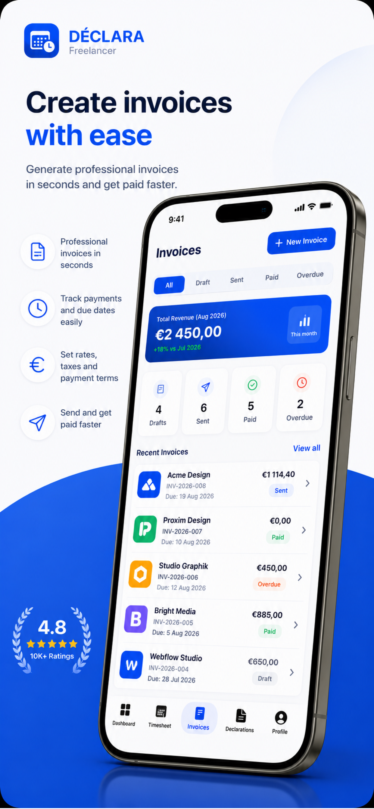 Déclara - Freelancer screenshot 5