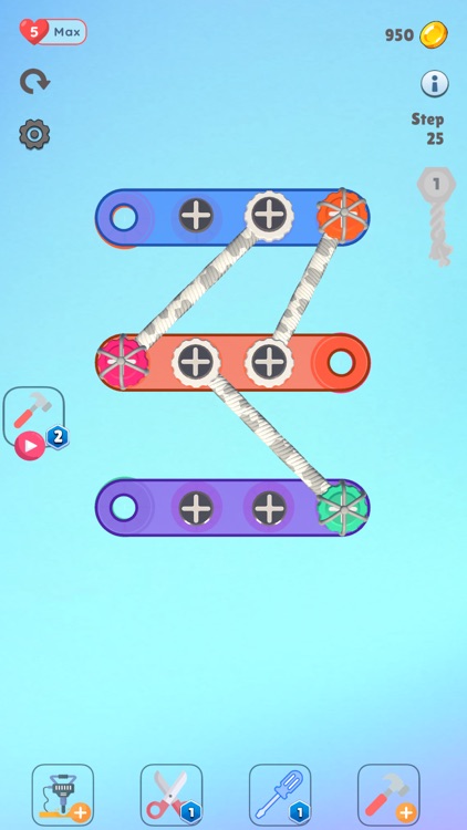 Screw Tangle Rope : Nuts&Bolts screenshot-5