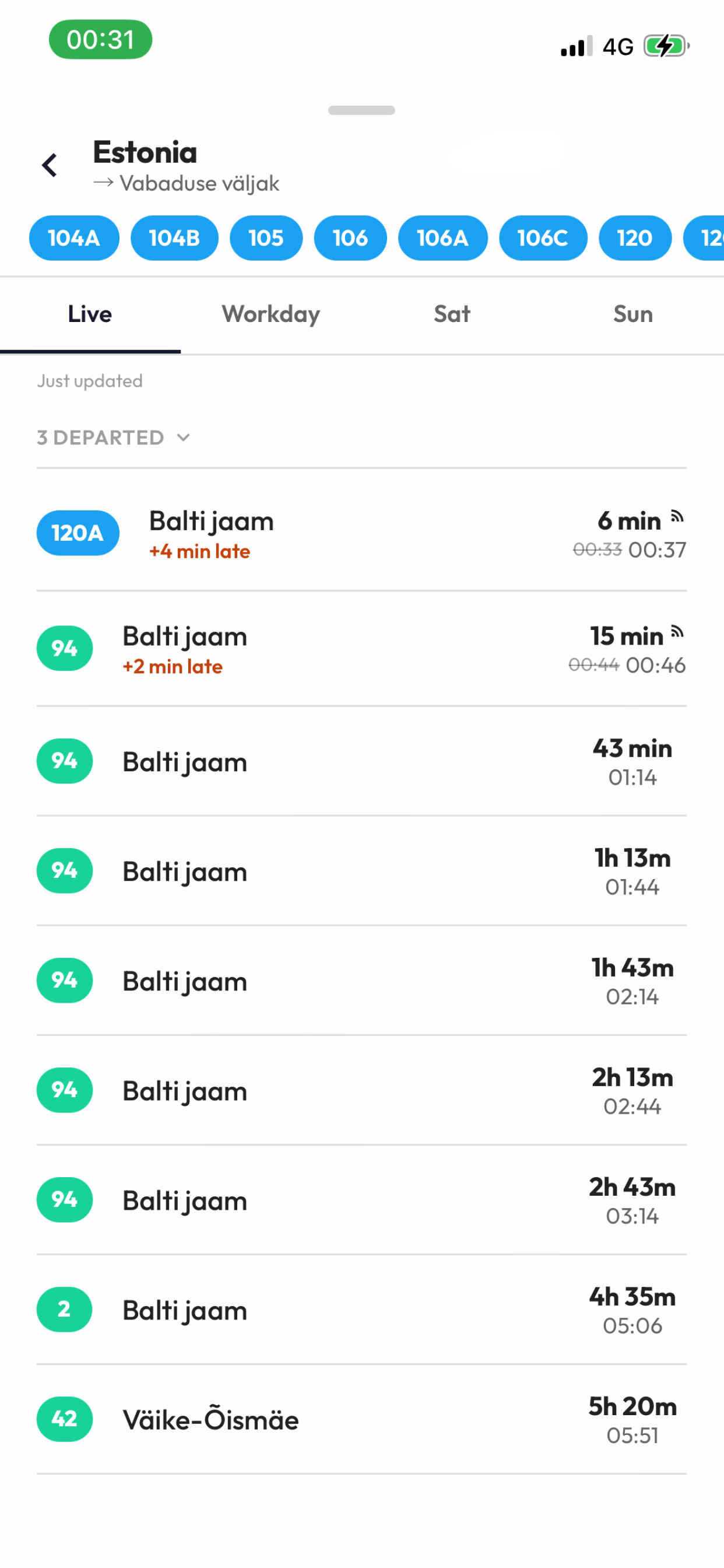 Woosh - Realtime transit screenshot 2