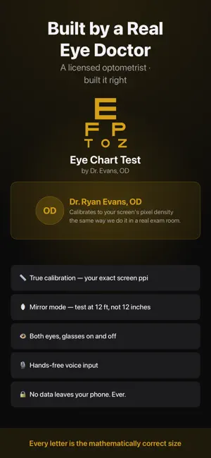 Eye Chart Test by Dr. Evans screenshot 3