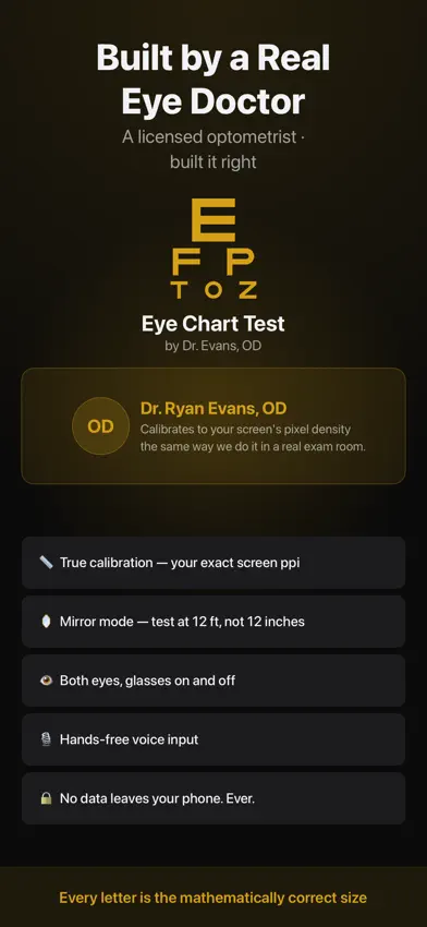 Eye Chart Test by Dr. Evans screenshot 3