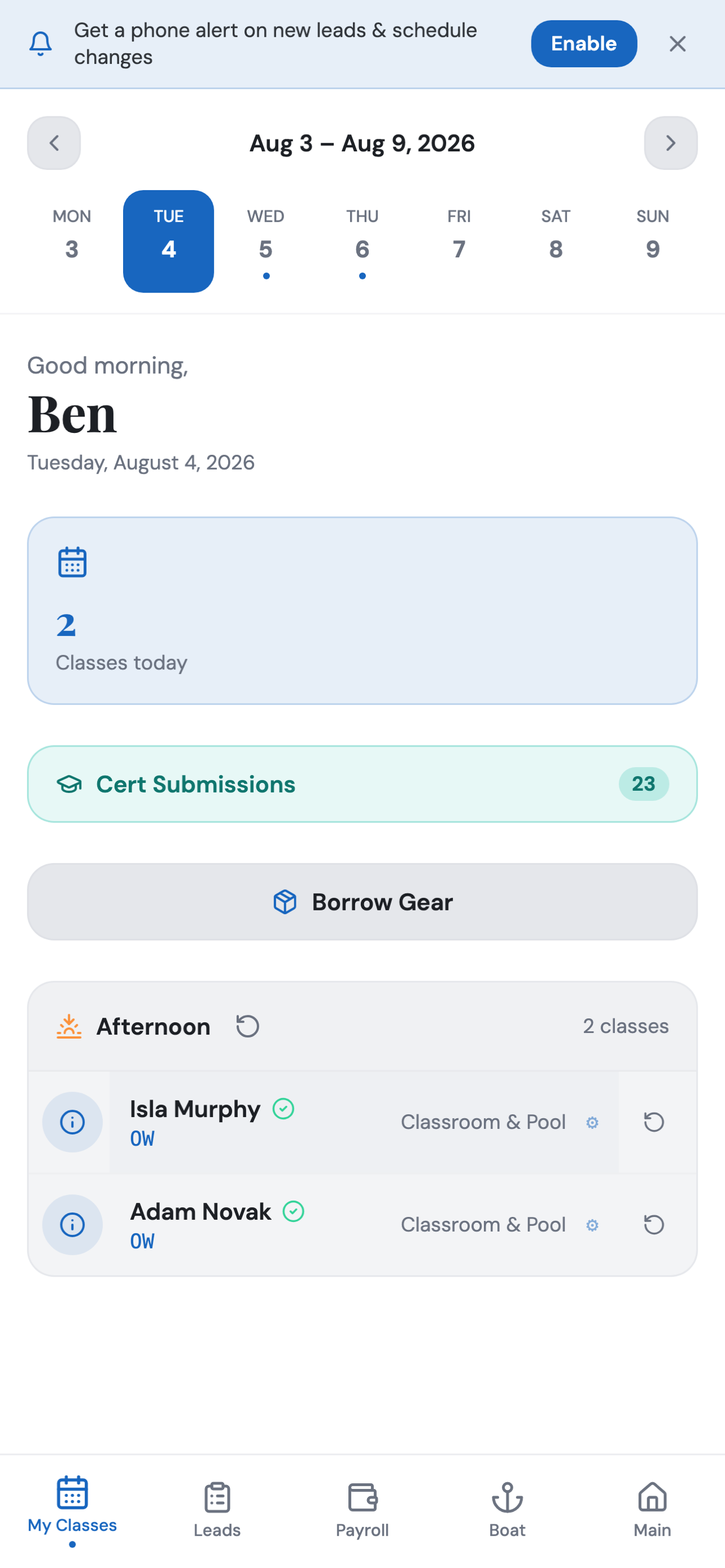 DiveOS screenshot 4