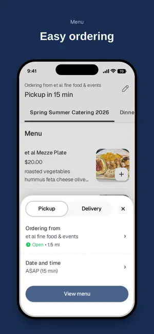 et al fine food & events screenshot 3