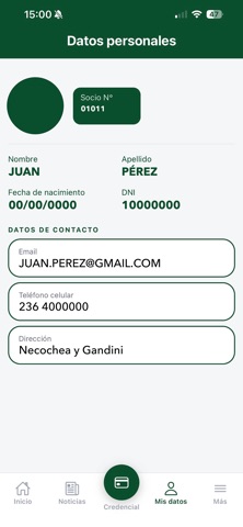 CAS - Club Sarmiento de Junin iPhone screenshot 2