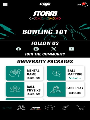 Storm Bowling iPad screenshot