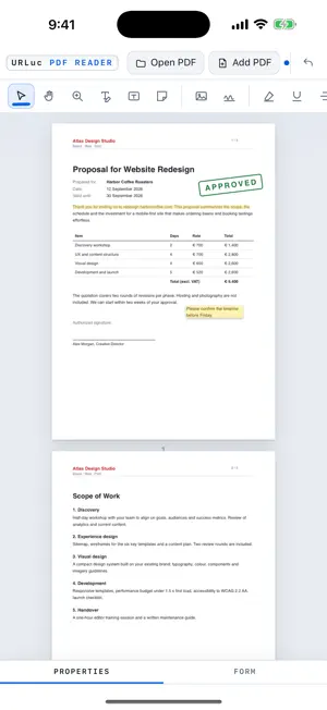 URLuc PDF Reader screenshot 2