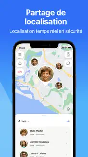 isharing - localiser mes amis iPhone Captures Décran 2