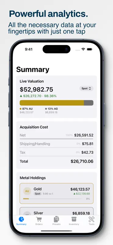 Precious Metals Manager screenshot 1 of 10
