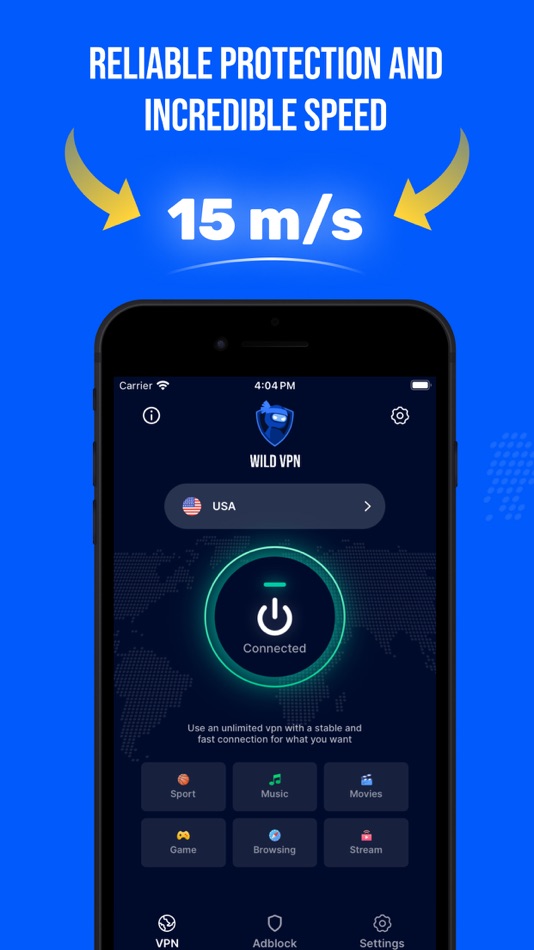 #1. Wild VPN: Unlimited & Secure (iOS) 由: PFINVEST LIMITED