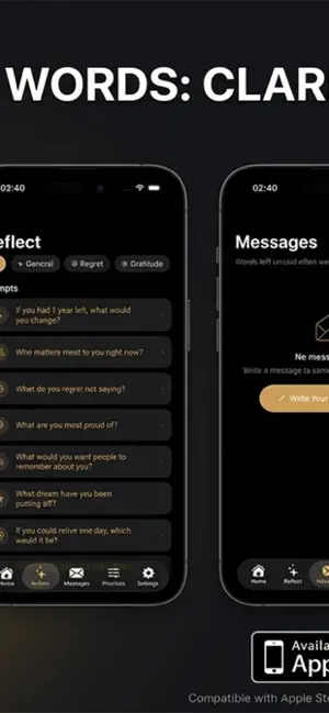 Last Words: Reflect & Message screenshot 2