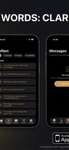 Last Words: Reflect & Message iPhone screenshot