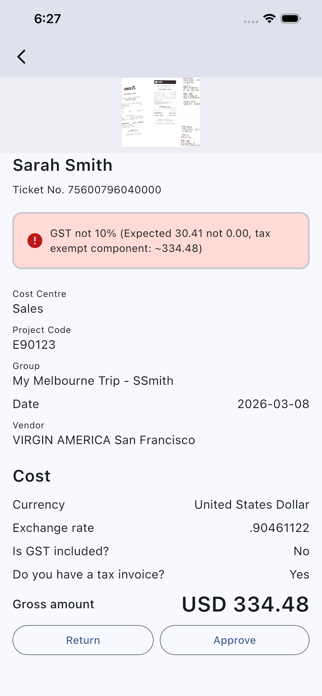Zeno Expense Screenshot 4 of 8