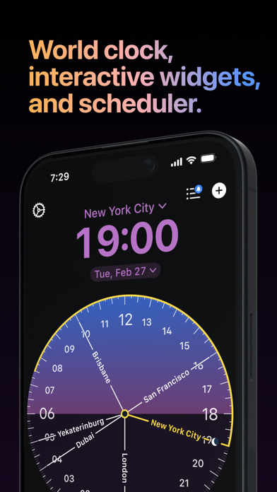 Time Master: World Clock Pro 2のおすすめ画像1