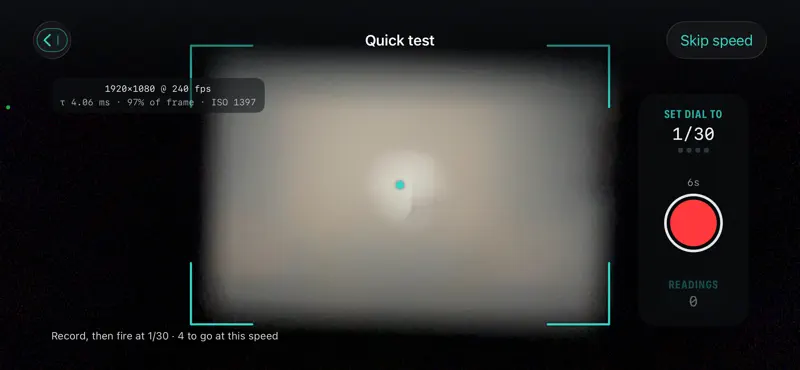 ShutterDoc: Shutter Speed Test screenshot 5 of 10