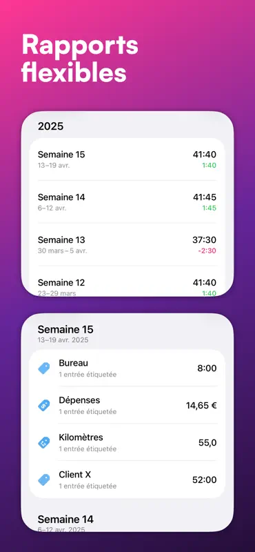 WorkTimes - Pointeuse screenshot 6 of 9
