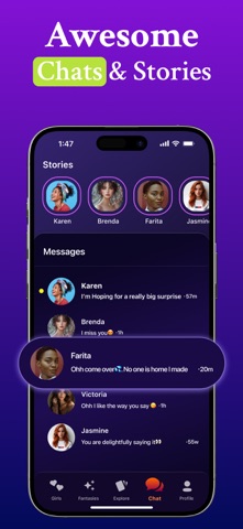 AI Girlfriend - AI GF Chat 18+ screenshot