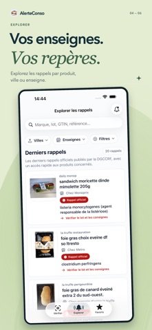 AlerteConso : Rappels produits screenshot 3