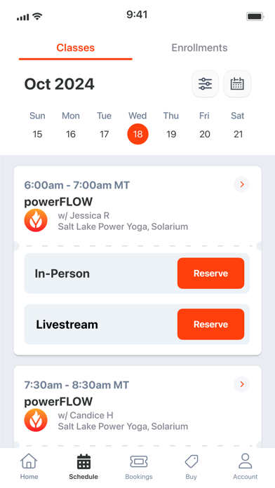Salt Lake Power Yoga Screenshot