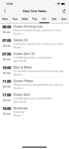 Ocean Fitness app screenshot 3