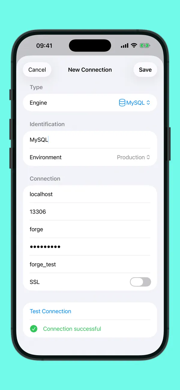 Screenshot #2 pour Forge Database Manager